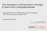 The Dynamics of Population Change in New York’s Neighborhoods