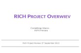 RICH P roject O verwie v