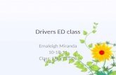Drivers ED class