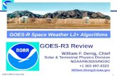 GOES-R Space Weather L2+ Algorithms