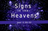 Signs in the  Heavens