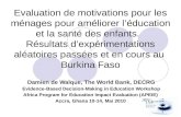Damien de  Walque , The World Bank, DECRG Evidence-Based Decision-Making in Education Workshop