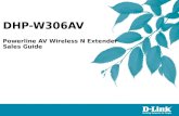 DHP-W306AV  Powerline AV Wireless N Extender Sales Guide
