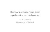 Rumors , consensus and epidemics on networks