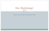 No Bullying!