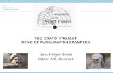The  ERATO  project DEMO OF  Auralisation  examples