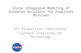 Cielo  Integrated Modeling of External  Occulters  for  Exoplanet  Missions