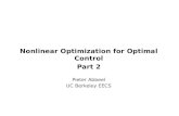 Nonlinear Optimization for Optimal Control Part 2 Pieter  Abbeel UC Berkeley EECS