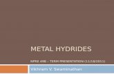 Metal Hydrides NPRE 498 – Term Presentation (11/18/2011)