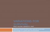 Variations For Survival Miss Valora Heredity Unit