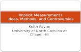 Implicit Measurement I Ideas, Methods, and Controversies