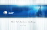 New York  Investor Meetings
