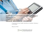 Health Information Technology definitions and Research Overview