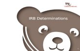 IRB  Determinations