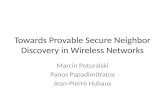 Towards Provable Secure Neighbor Discovery in Wireless Networks