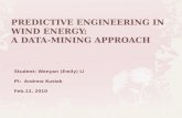PREDICTIVE ENGINEERING IN WIND ENERGY:  A DATA-MINING APPROACH