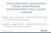 Inter-Laboratory Comparison Study Using Modular Instrumentation and Lessons Learned