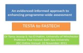 An evidenced-informed approach to  enhancing programme-wide assessment