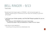 Bell Ringer – 9/13