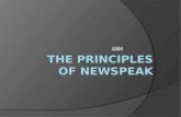 The Principles of  Newspeak