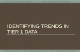 Identifying trends in tier 1 data