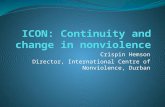 ICON: Continuity and change in nonviolence