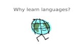 Why learn languages?