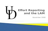 Effort Reporting  and the LAM