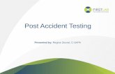 Post Accident Testing