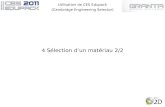 Utilisation de CES  Edupack (Cambridge Engineering  Selector )