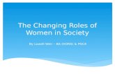 The Changing Roles of Women in Society
