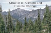 Chapter 8:  Climate and Climate Change