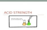 Acid Strength