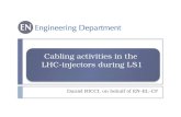 Cabling activities in the  LHC-injectors during LS1