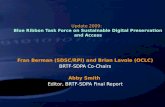 Update 2009:   Blue Ribbon Task Force on Sustainable Digital Preservation and Access