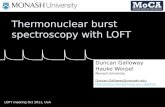 Thermonuclear burst spectroscopy with LOFT