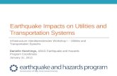 Bay Area Earthquake Impacts and  Earthquake Impacts on Utilities and Transportation Systems