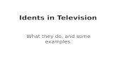 Idents  in Television