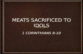Meats Sacrificed To Idols