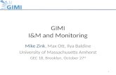 GIMI I&M and Monitoring