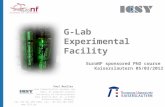 G-Lab Experimental  Facility EuroNF  sponsored PhD course Kaiserslautern 05/03/2012