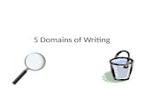 5 Domains of Writing