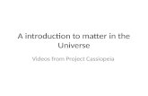 A  introduction  to matter in the Universe