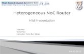 Heterogeneous NoC Router