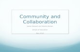 Community and Collaboration