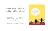 After the Quake  by  Haruki  Murakami