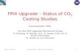 FPIX Upgrade – Status of  CO 2  Cooling  S tudies