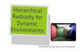 Hierarchical Radiosity for Dynamic Environments