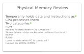 Physical Memory Review
