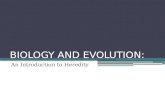 BIOLOGY AND  EVOLUTION: